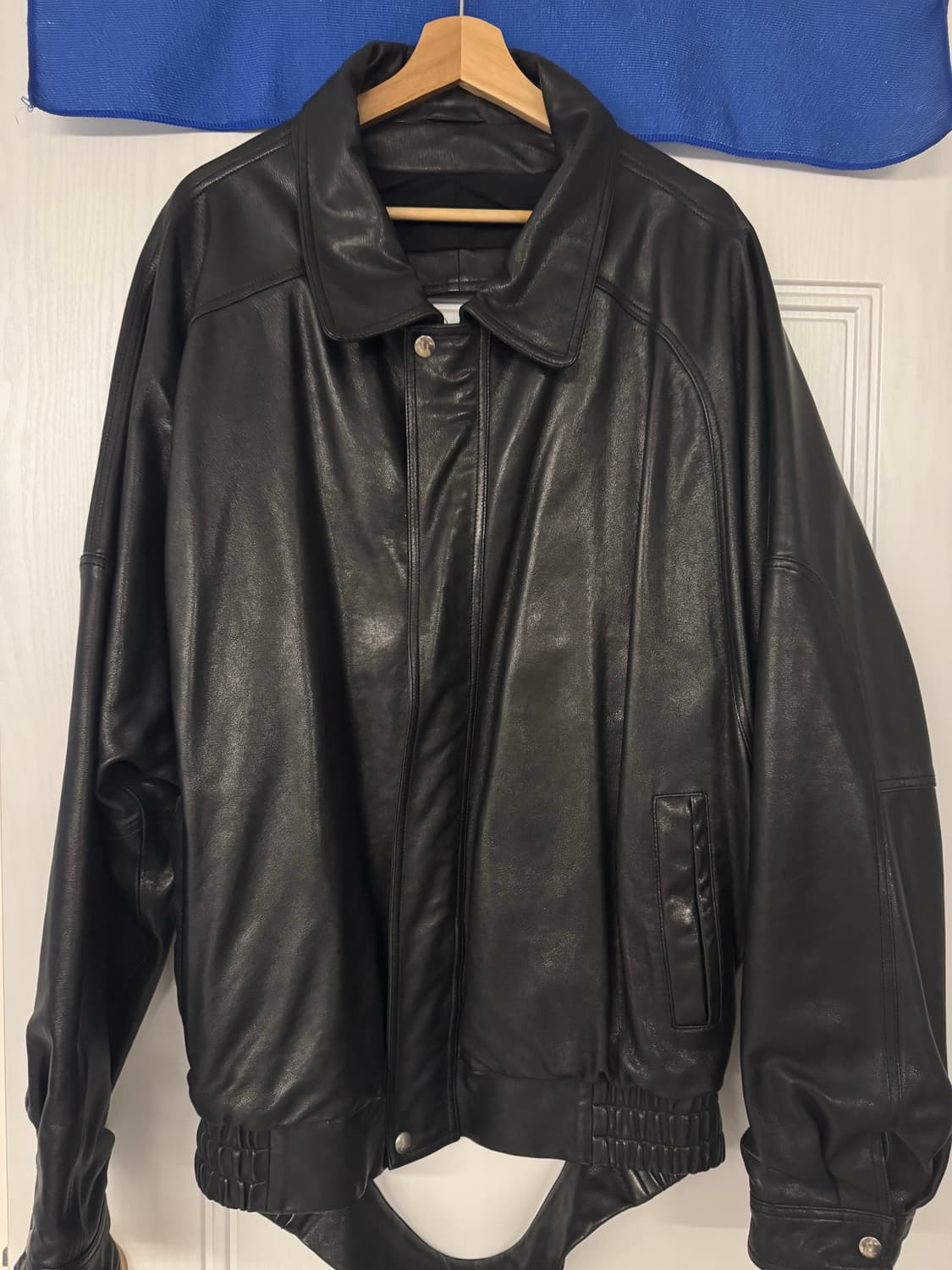 LOURDES NEWYORK backless leather jacket 상품이미지1