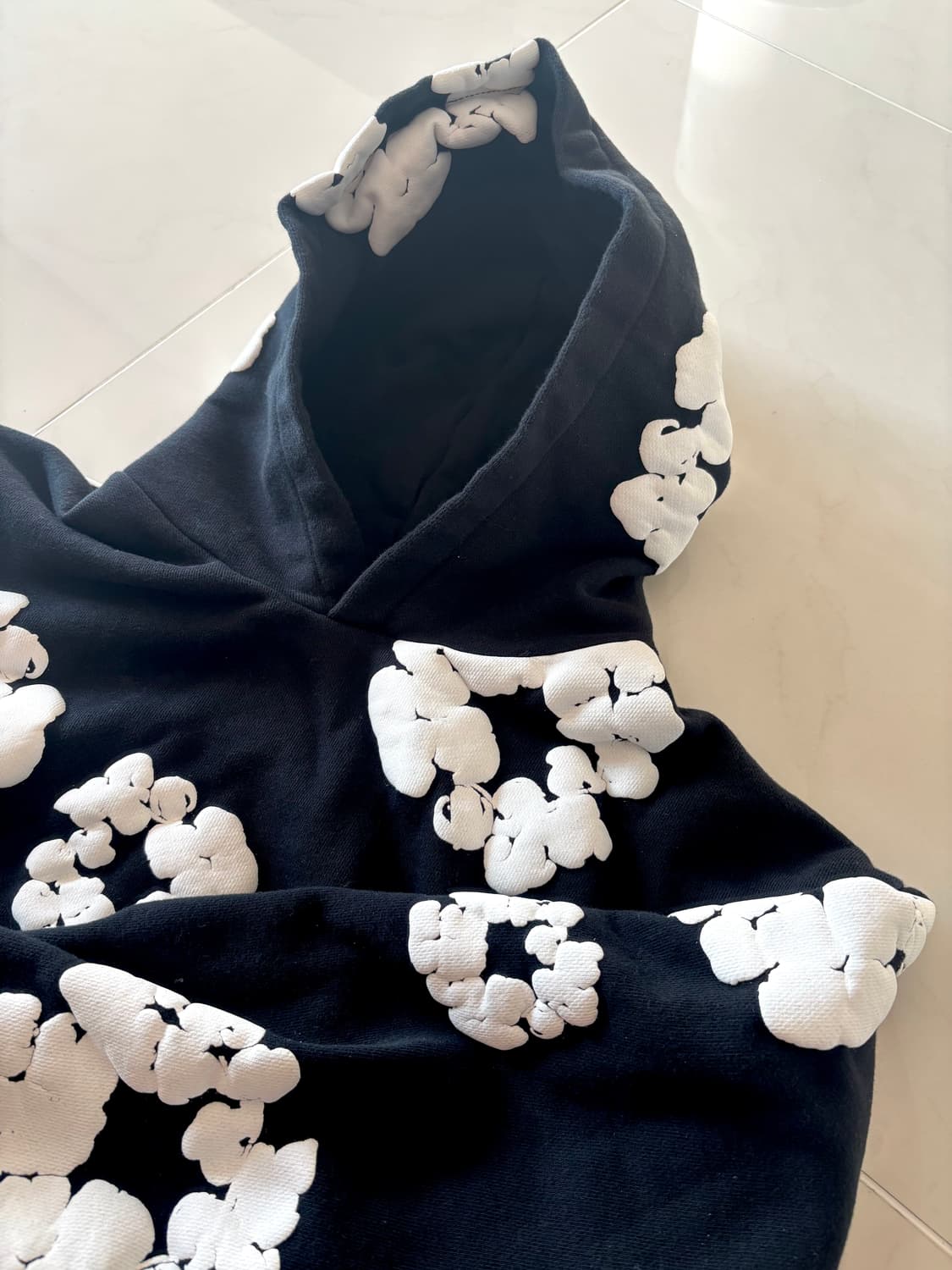 데님티어스 더 코튼 리쓰 스웨트 셔츠 블랙 상품이미지2