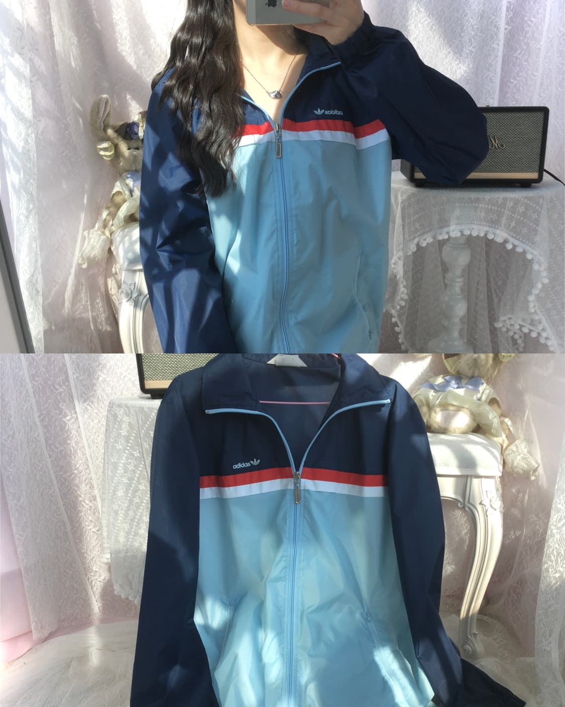 Adidas 80's old school windbreaker 상품이미지2
