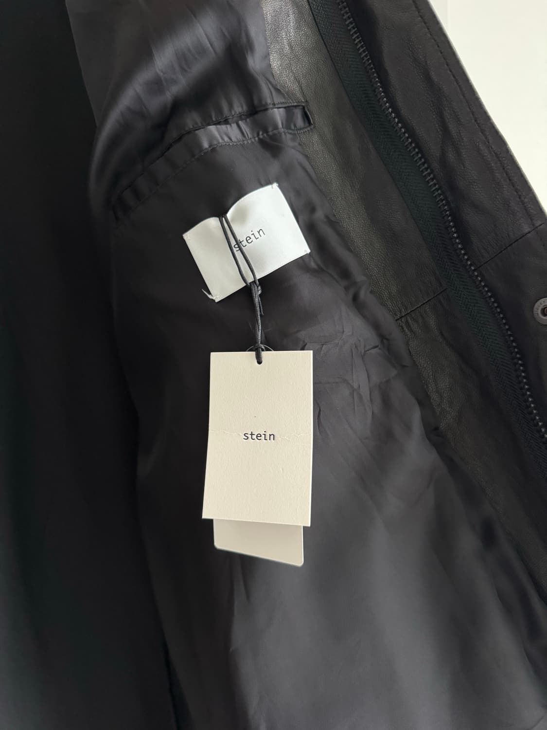 ssstein 슈타인 레더 모즈 코트 m사이즈 상품이미지3