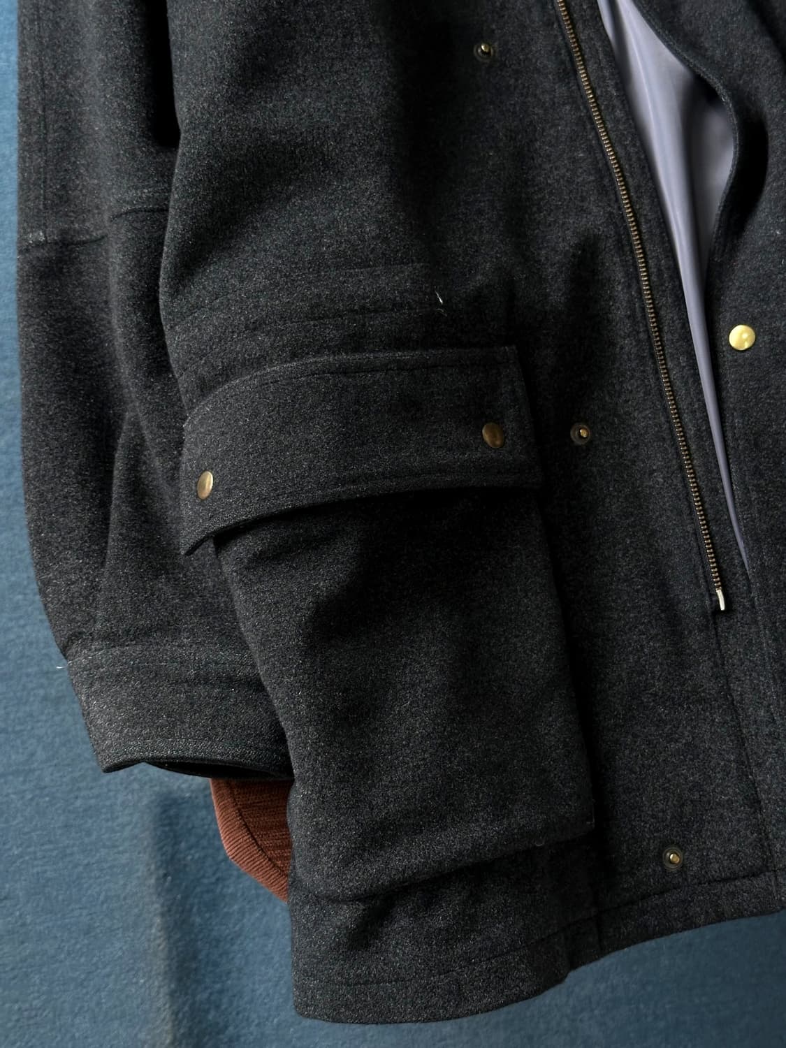 Mosser wool blend mil design mid coat 상품이미지4