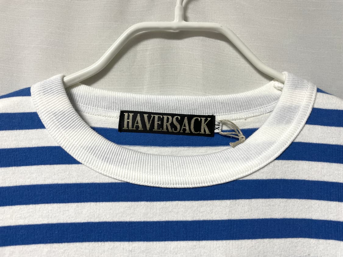 새상품) HAVERSACK 하버색 일본 헤비코튼 스트라이프 아메카지 반팔 상품이미지5