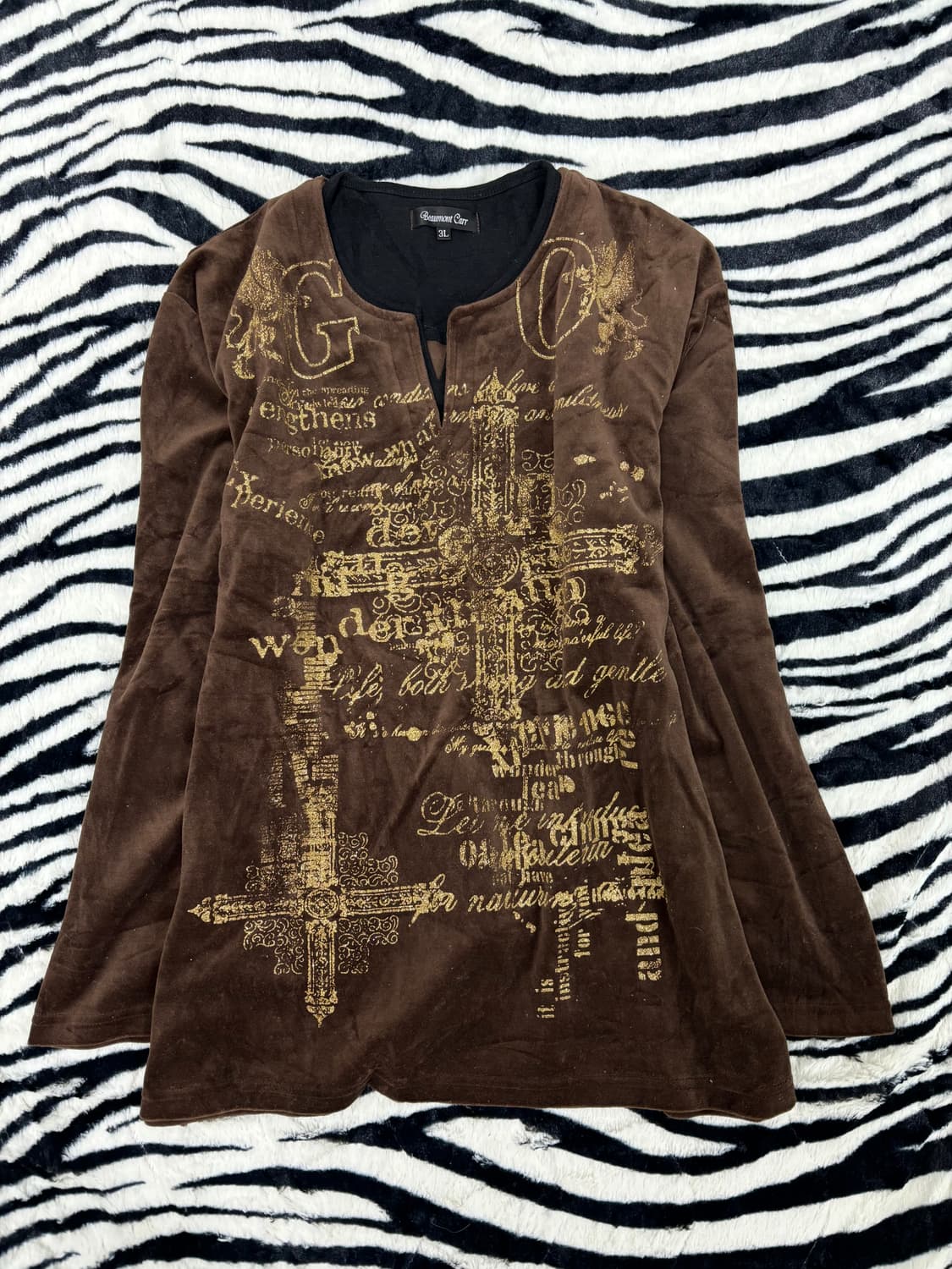 [Beaumont Carr]2000s Punk Lettering Brow 상품이미지3