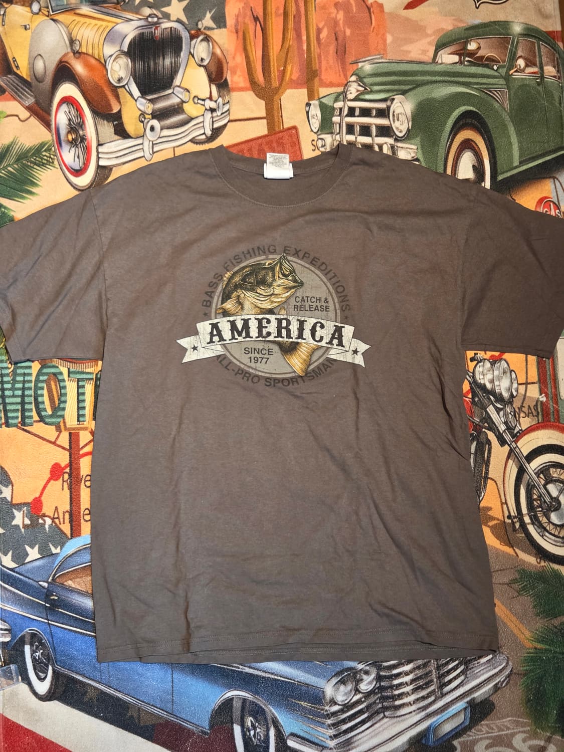 아메리카 배스 피닝 티셔츠 상품이미지1