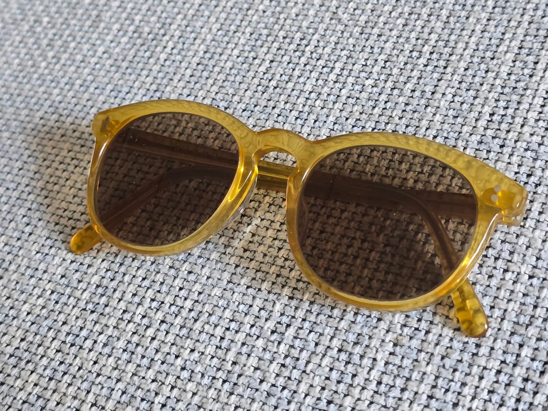 백산안경 하쿠산메가네  메이페어 옐로우 존레논 린디브로우 LINDYBRO 상품이미지2