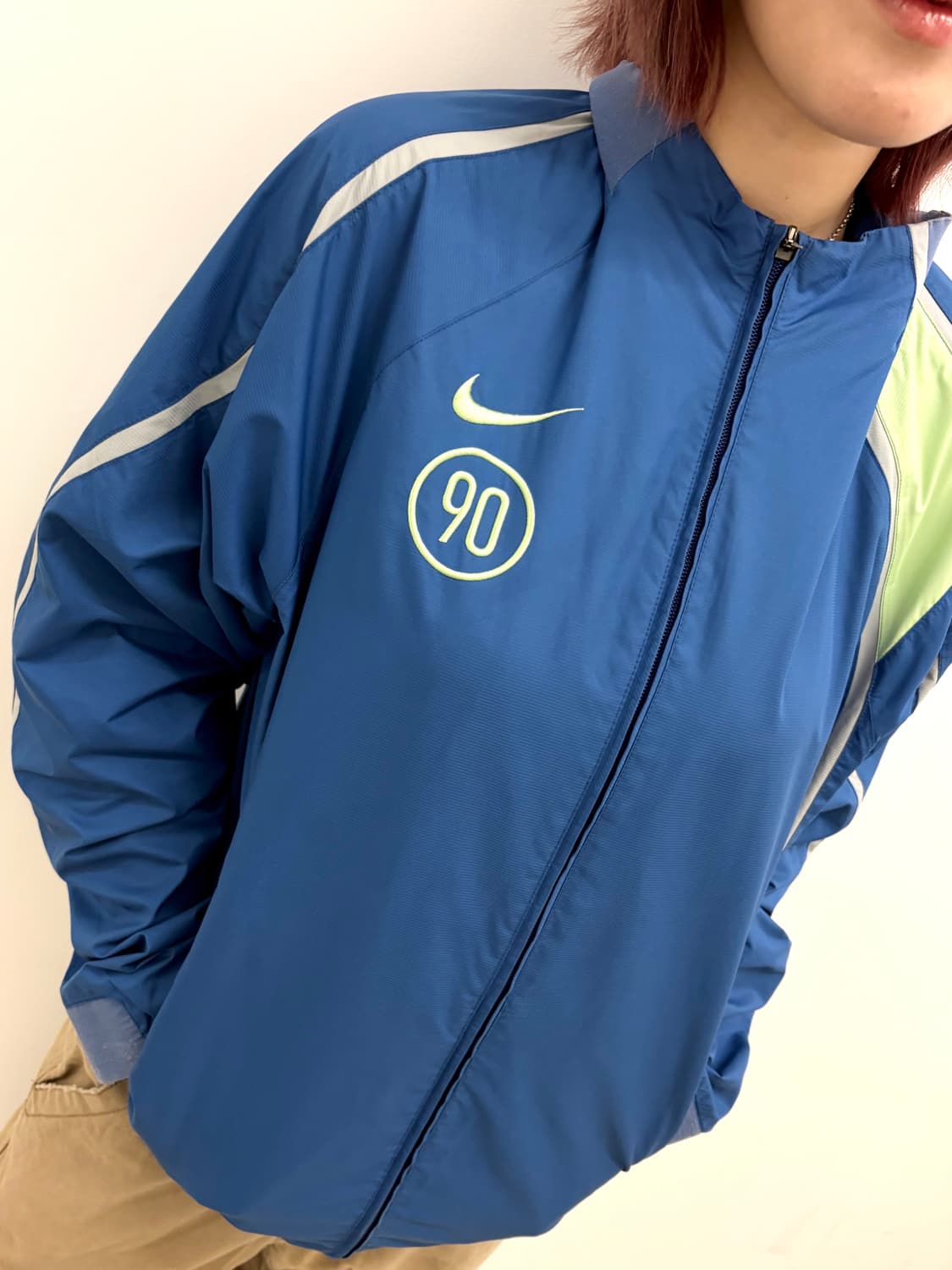 90‘s NIKE 블루 집업 바람막이 상품이미지3