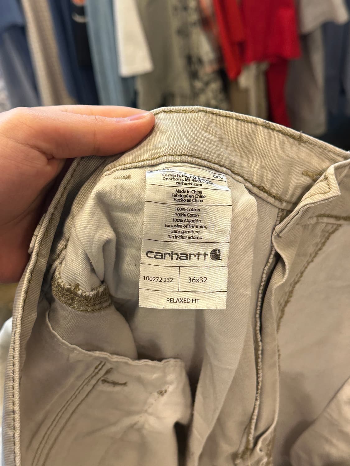 Carhartt 칼하트 릴렉스핏 카고팬츠 36x32 상품이미지5