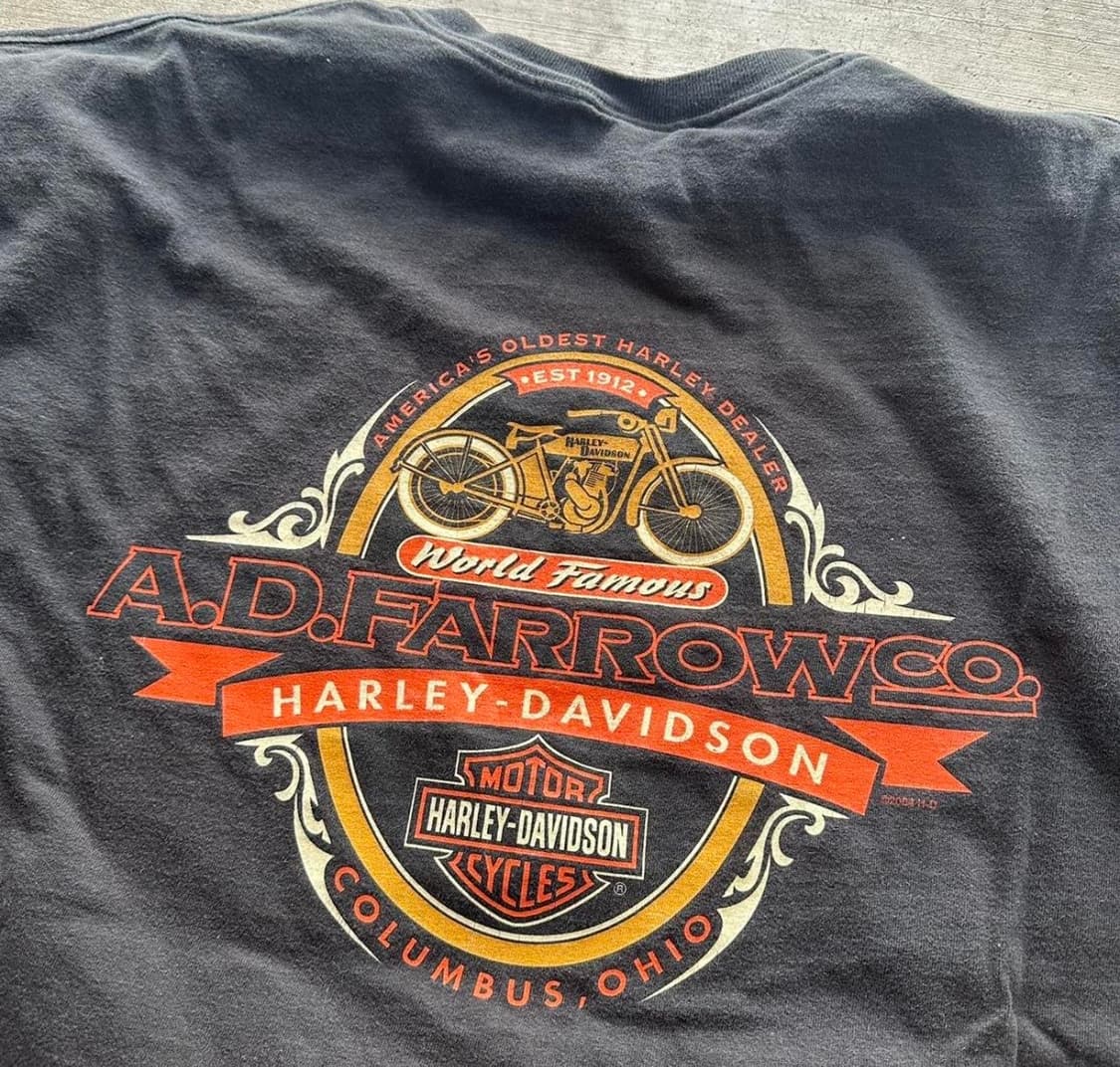 빈티지 Harley Davidson 티셔츠 XXL 상품이미지3