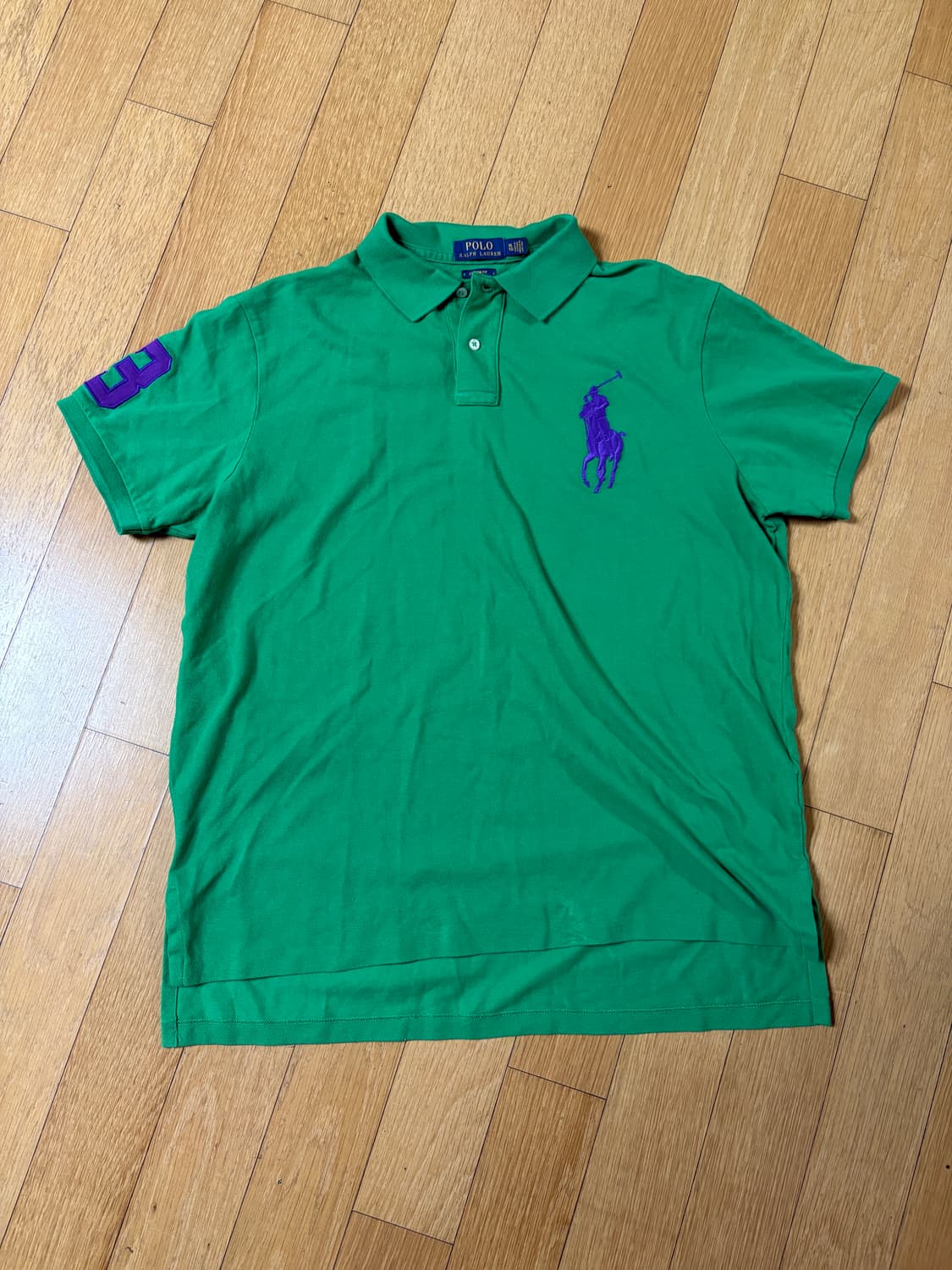 빈티지 폴로 랄프로렌 빅포니 카라티 XL(정품확실) 상품이미지1