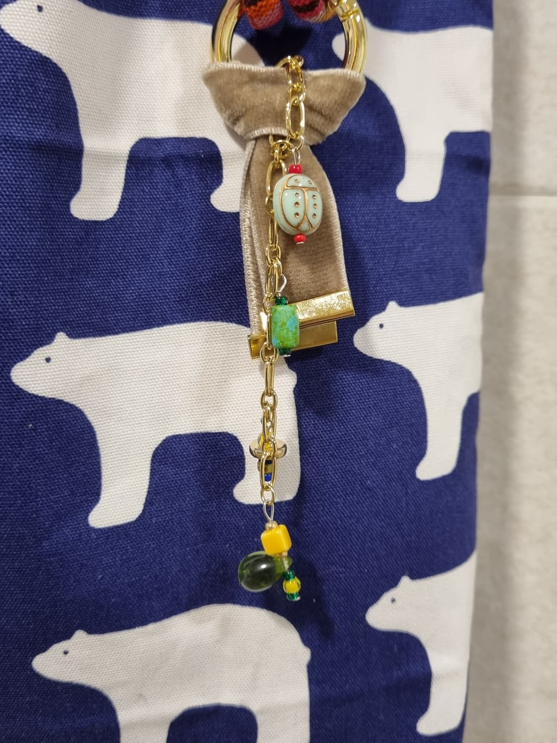 북극곰의 대이동_토트백 (네이비) 상품이미지3