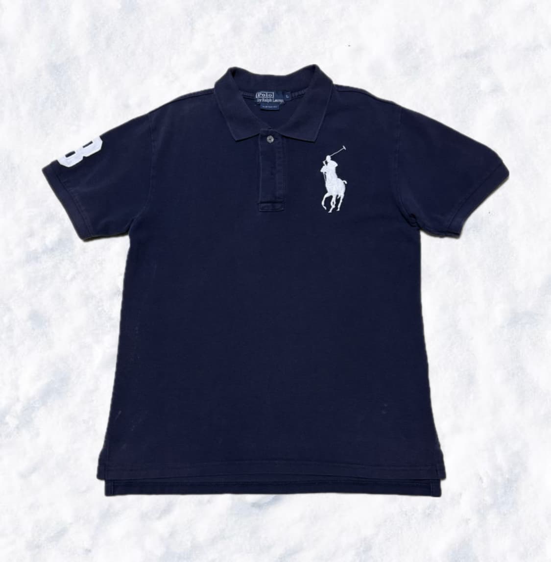 폴로 랄프로렌 빅포니 네이비 반팔 상품이미지2