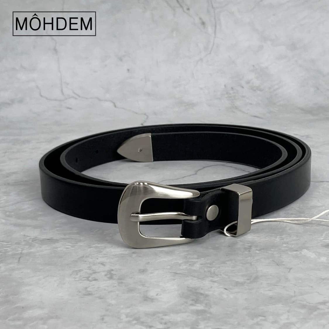 이태리 펠레 소가죽 웨스턴 벨트 20mm 상품이미지1