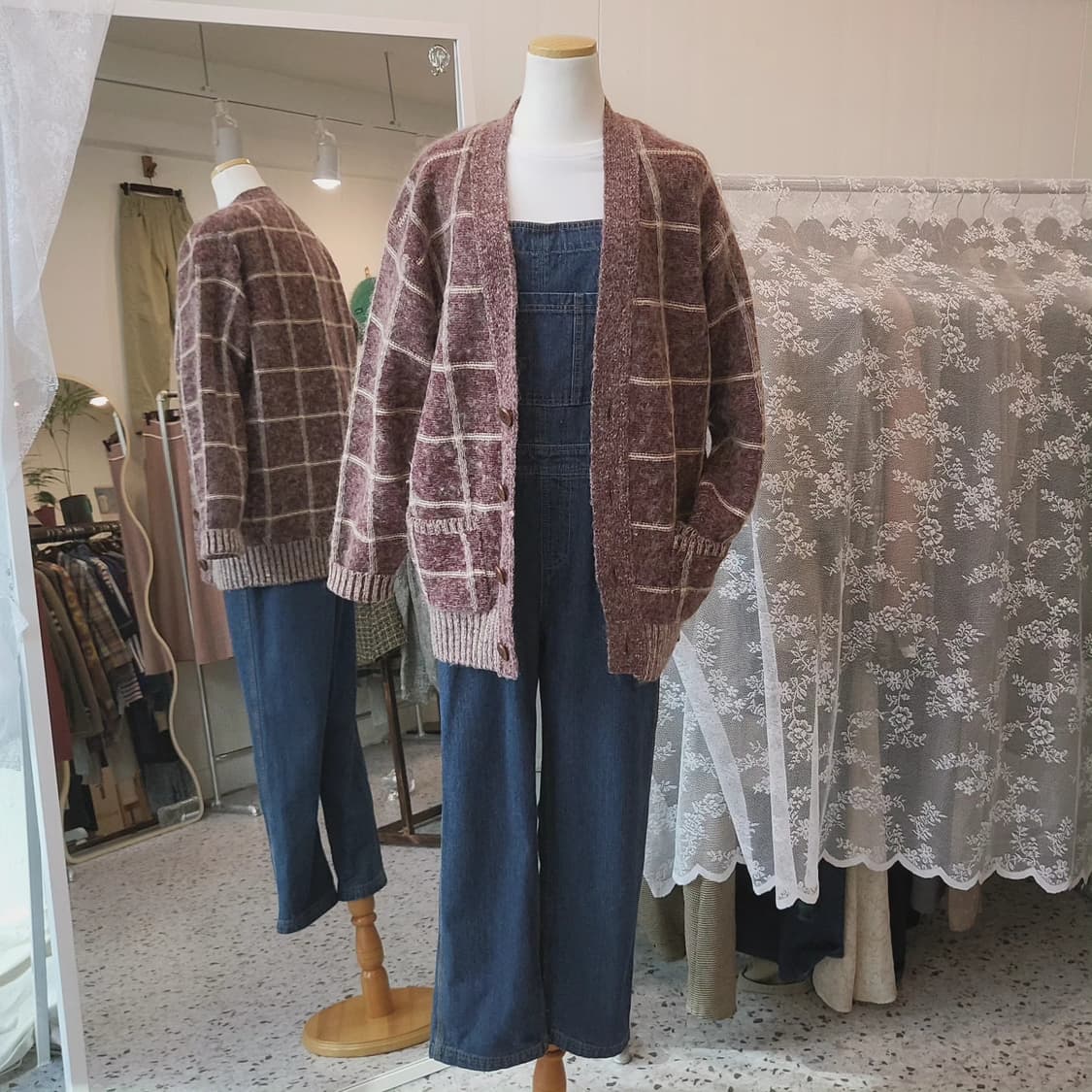 Pride 브릭레드 헤비니트 울가디건 상품이미지2