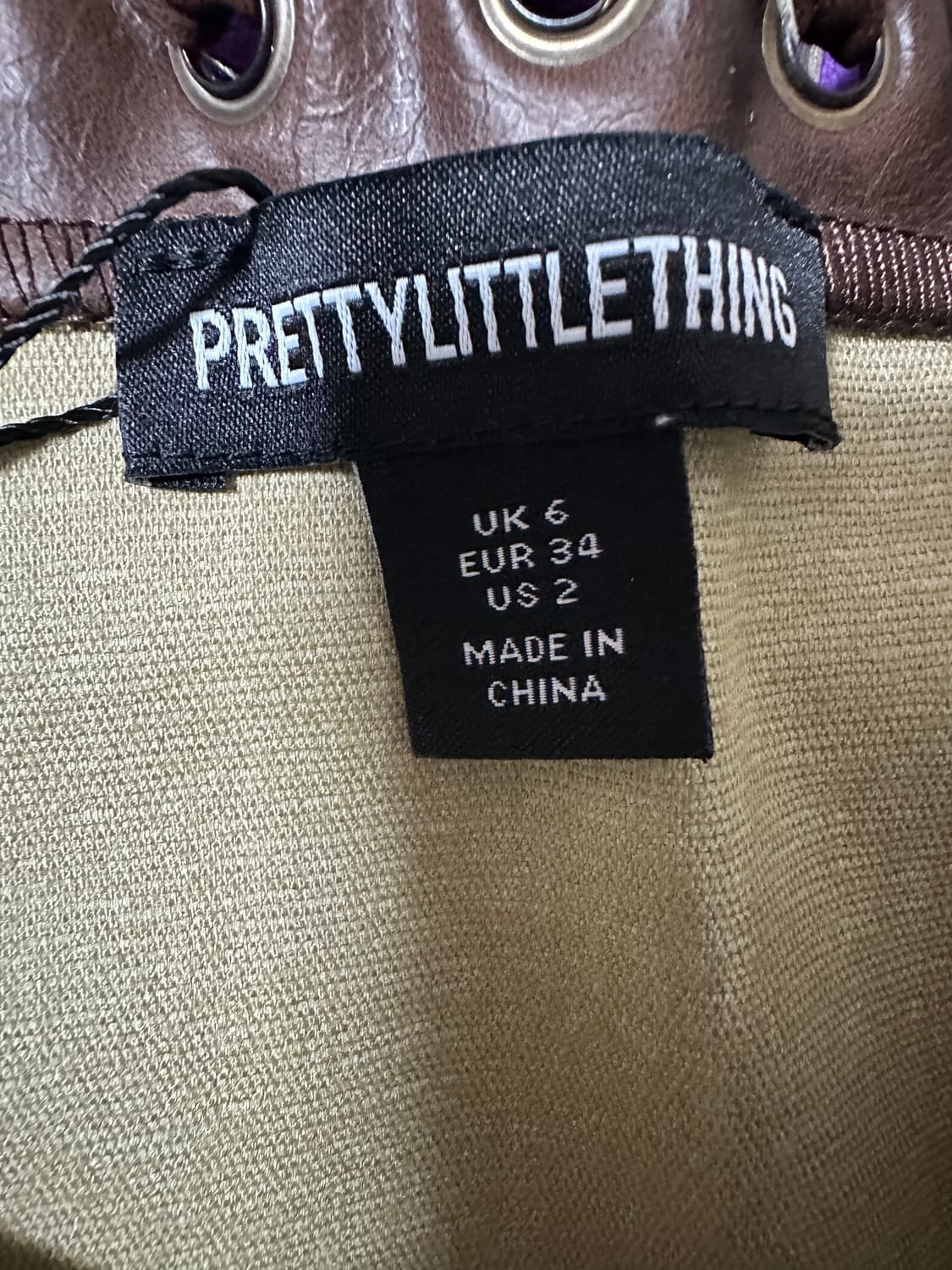 PLT 아일렛 가죽스커트 상품이미지4