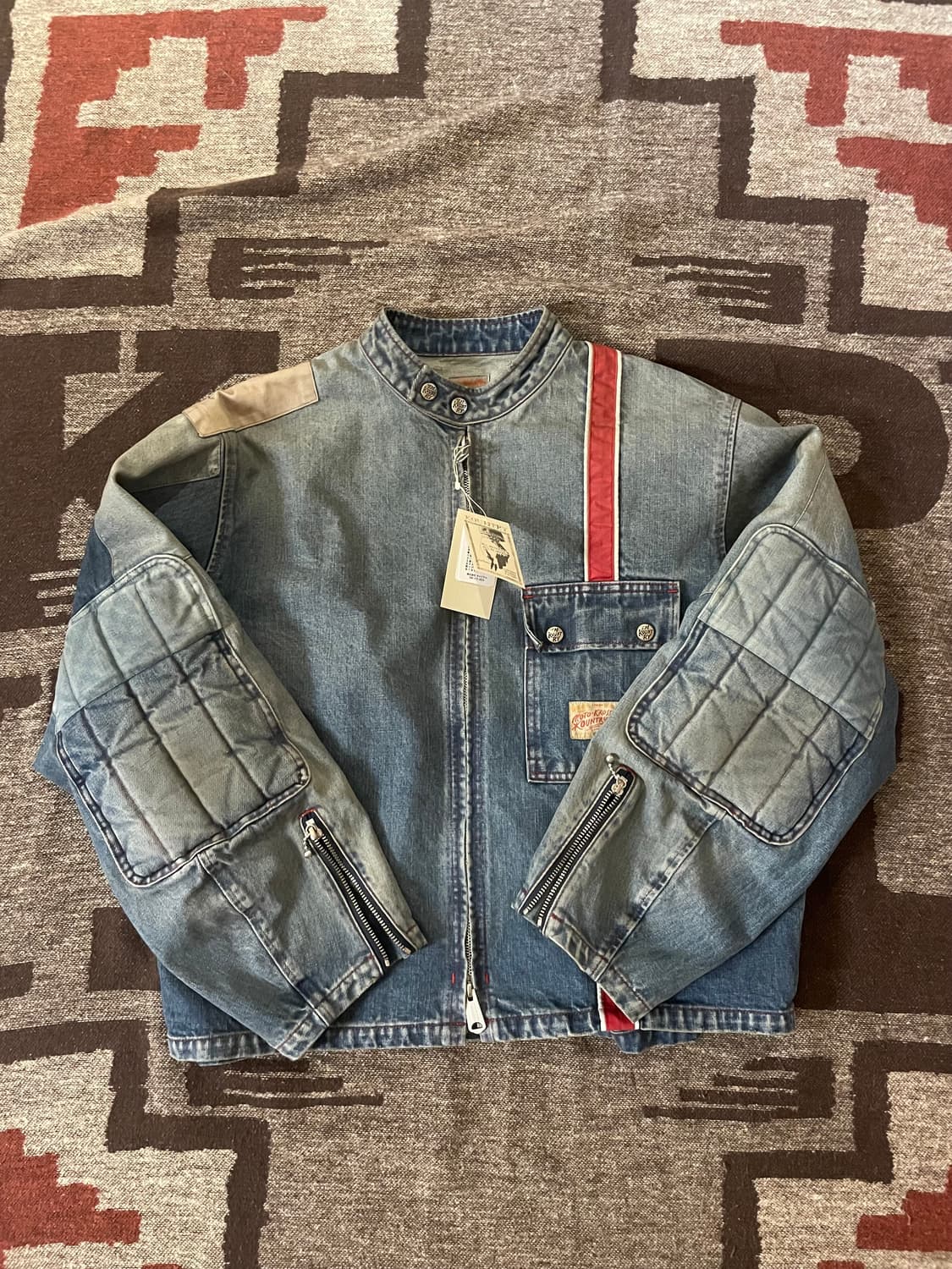 캐피탈 데님 모토크로스 자켓 상품이미지1