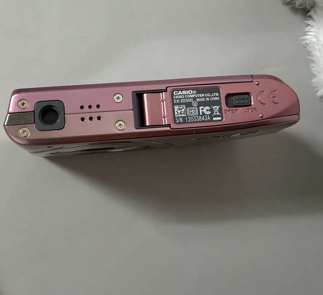 카시오 엑슬림 z2300 핑크 디카 상품이미지3