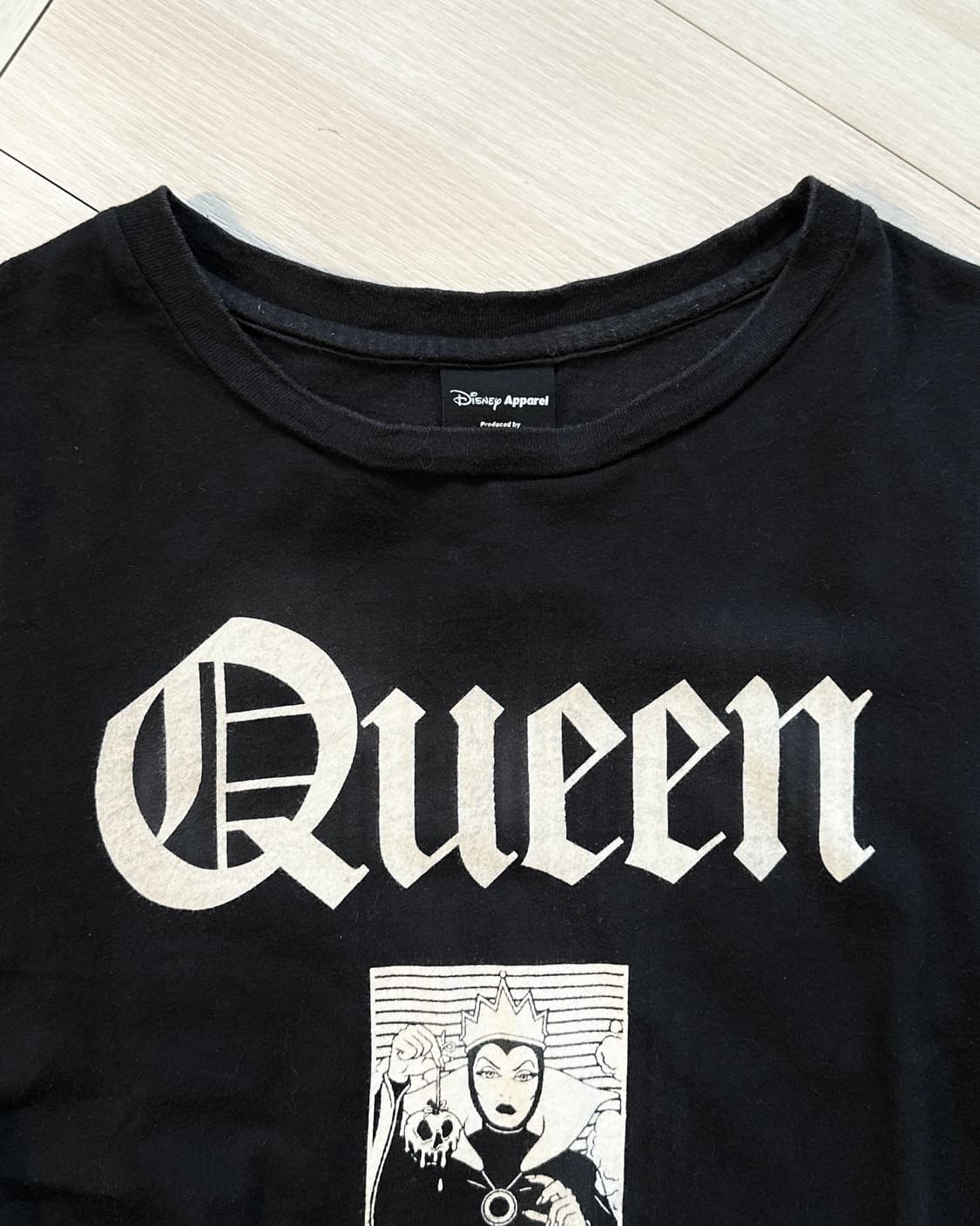 [DISNEY X MOUSSY] queen black t shirt 상품이미지3