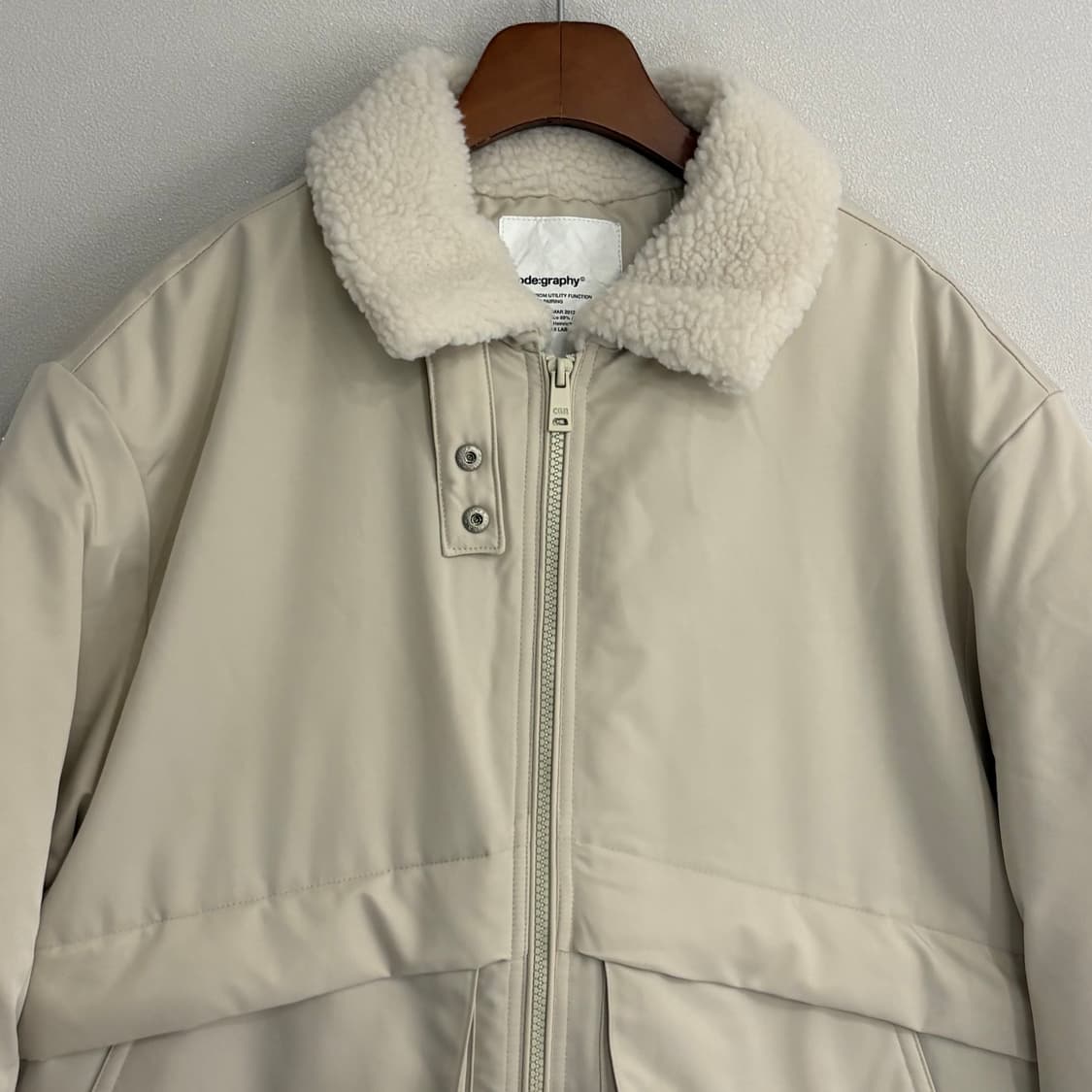 코드그라피 헤비 보아 플리스 무톤 자켓 S 상품이미지2