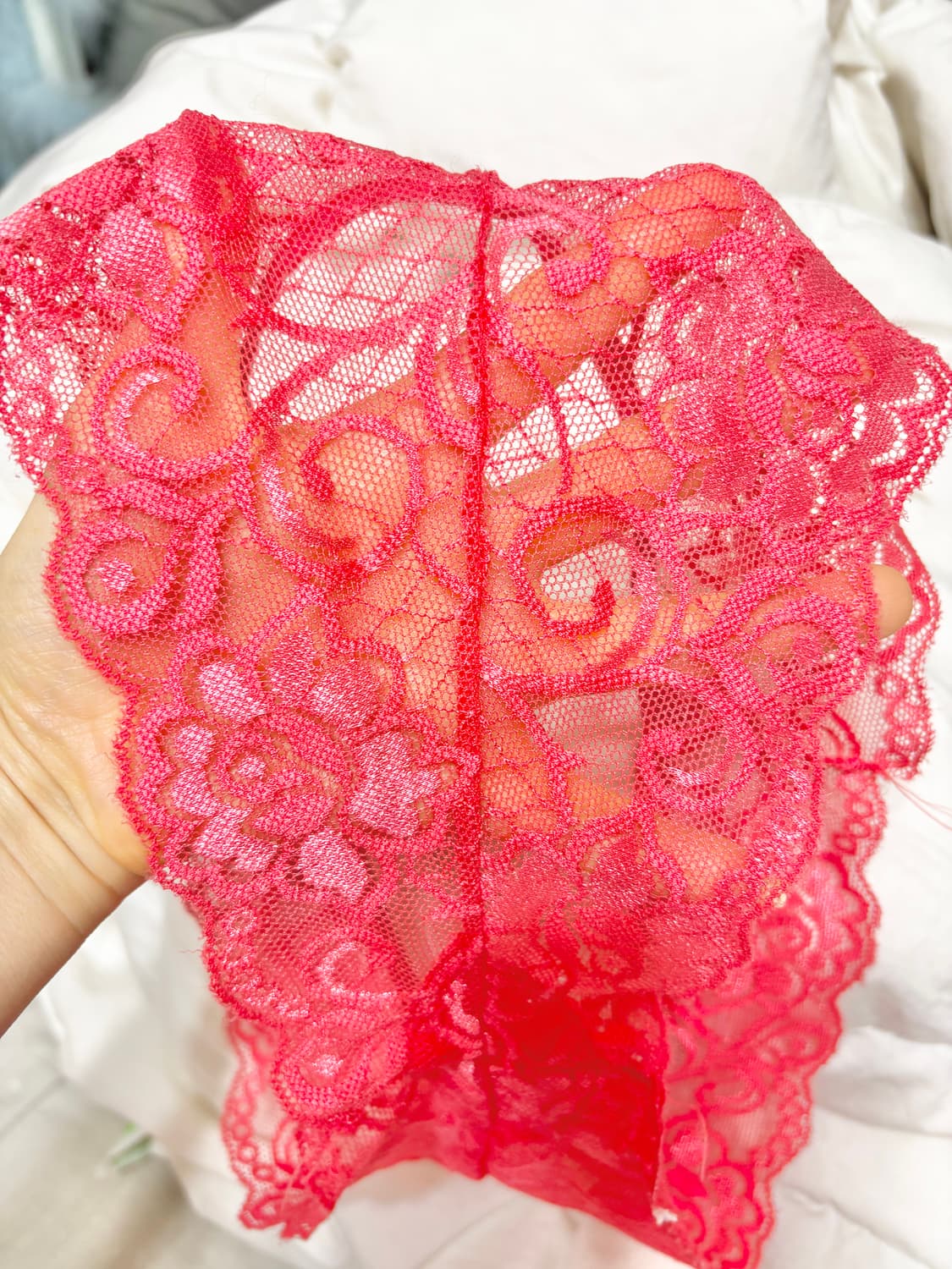 타크엔젤ㅡ 레이스 장식 여성 속옷 세트/섹시 레이스 망사 상품이미지5