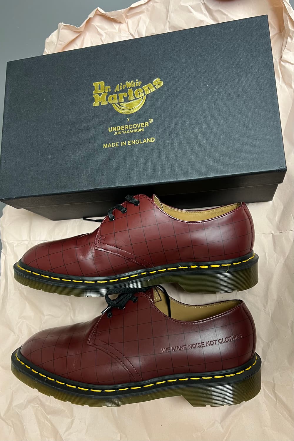 닥터마틴 언더커버 1461 체리레드 uk9 상품이미지2