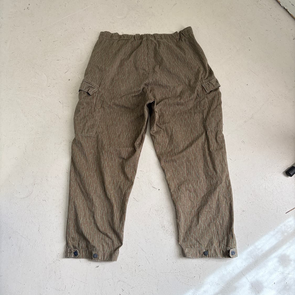 80s OG 동 독군 레인드롭 밀리터리 카모팬츠 37 상품이미지7