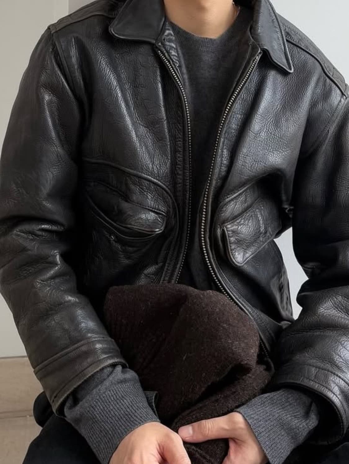 Avirex 레더자켓 상품이미지2