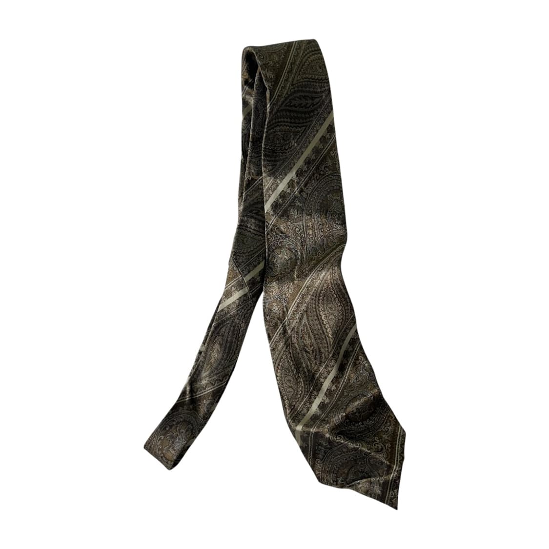 [Aquascutum] 아쿠아스큐텀 페이즐리 실크 넥타이 상품이미지1