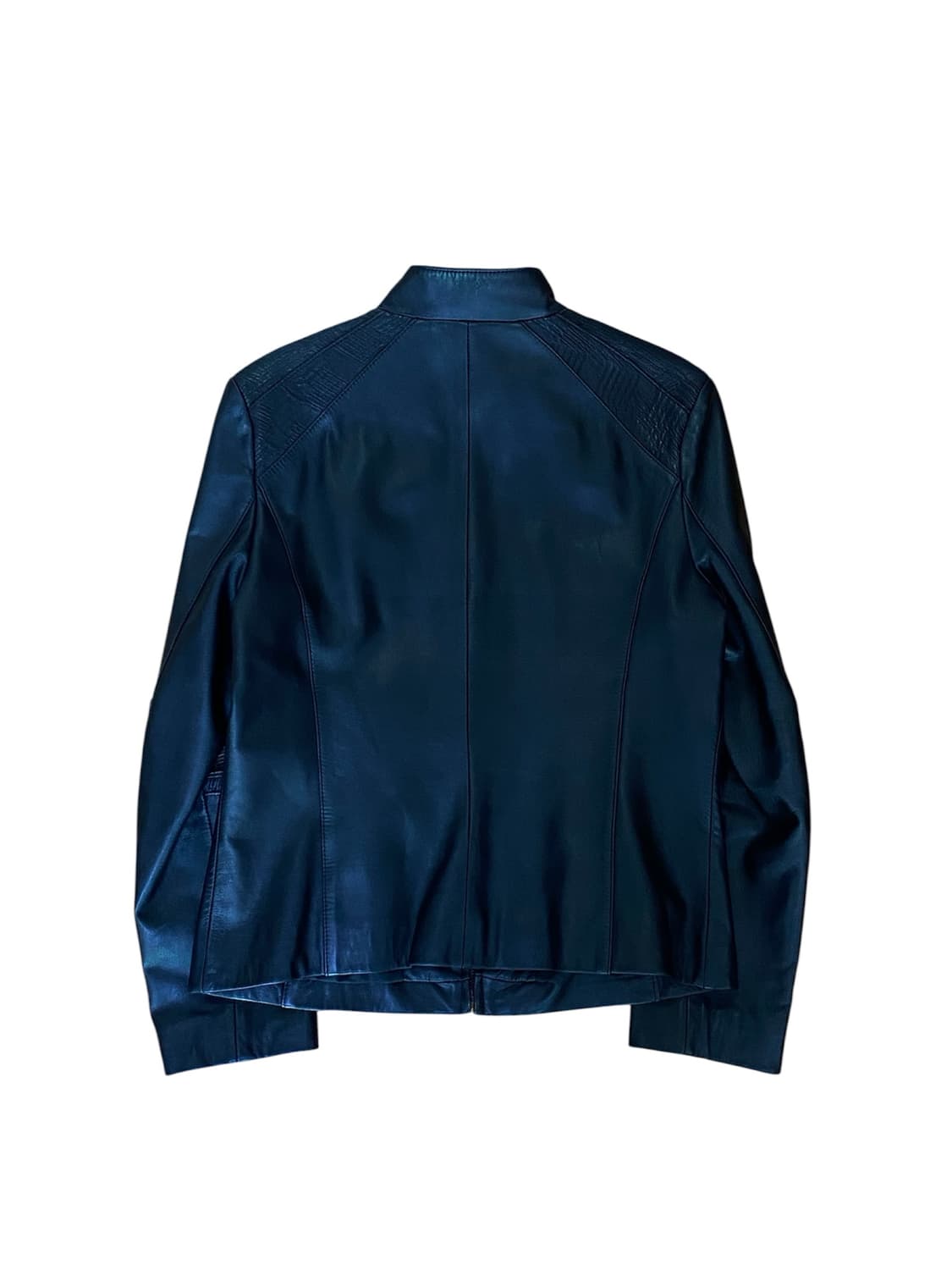 Articulated Panel Leather Jacket 상품이미지2
