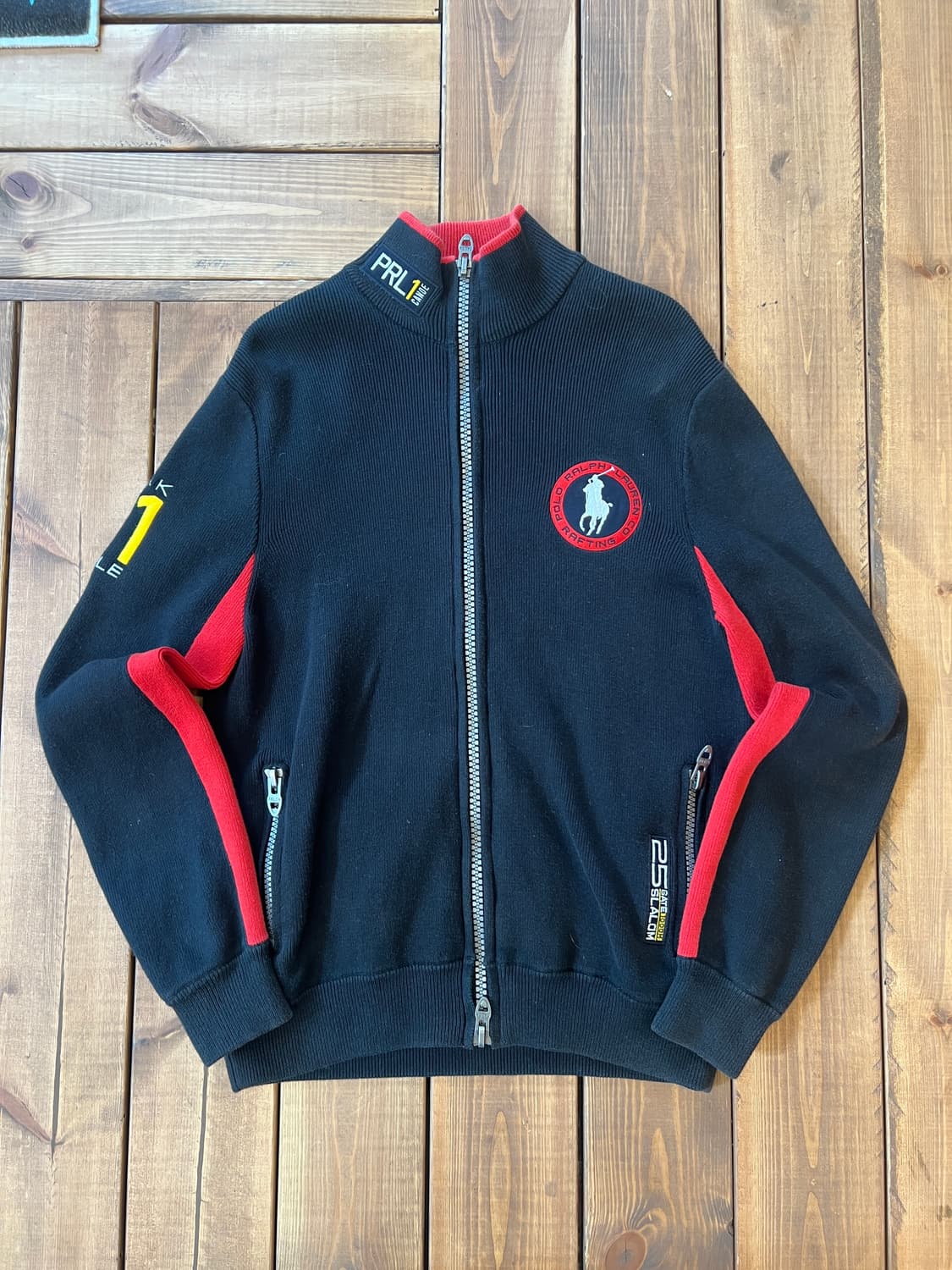 폴로 빅포니 레이싱 니트 집업 상품이미지5