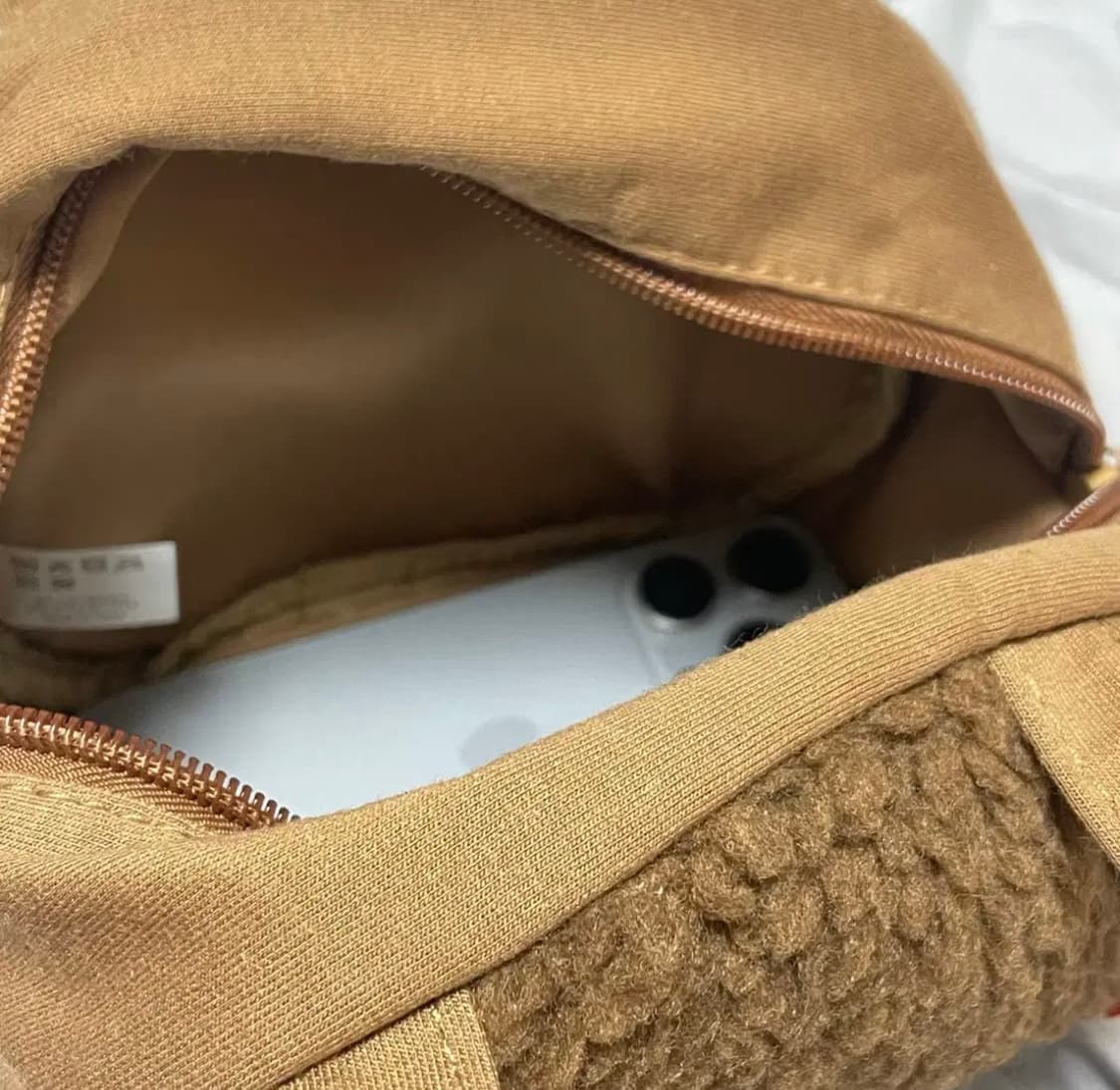 몬치치 스웨이드 얼굴 페이스 가방 상품이미지10