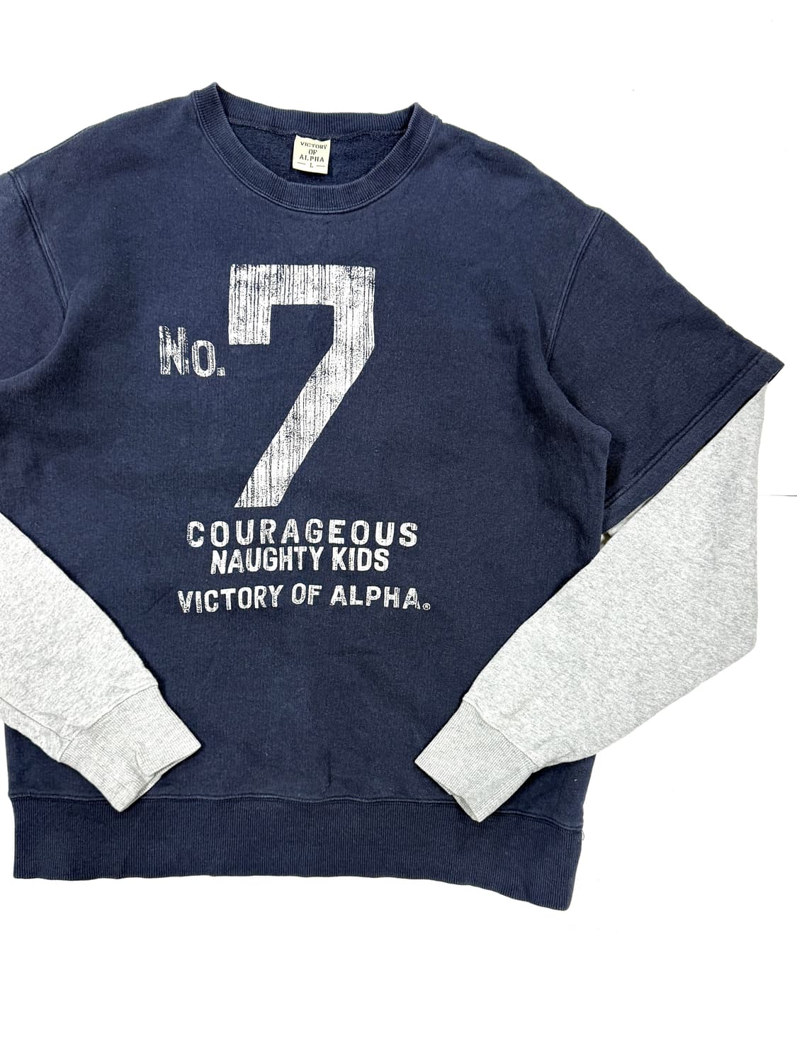 빅토리 오브 알파 No.7 레이어드 스웻셔츠 상품이미지2