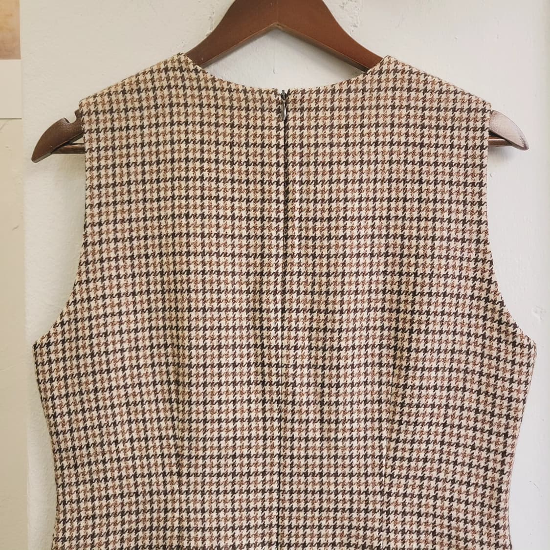 Hacy club 하운드투스체크 모직 원피스 상품이미지6