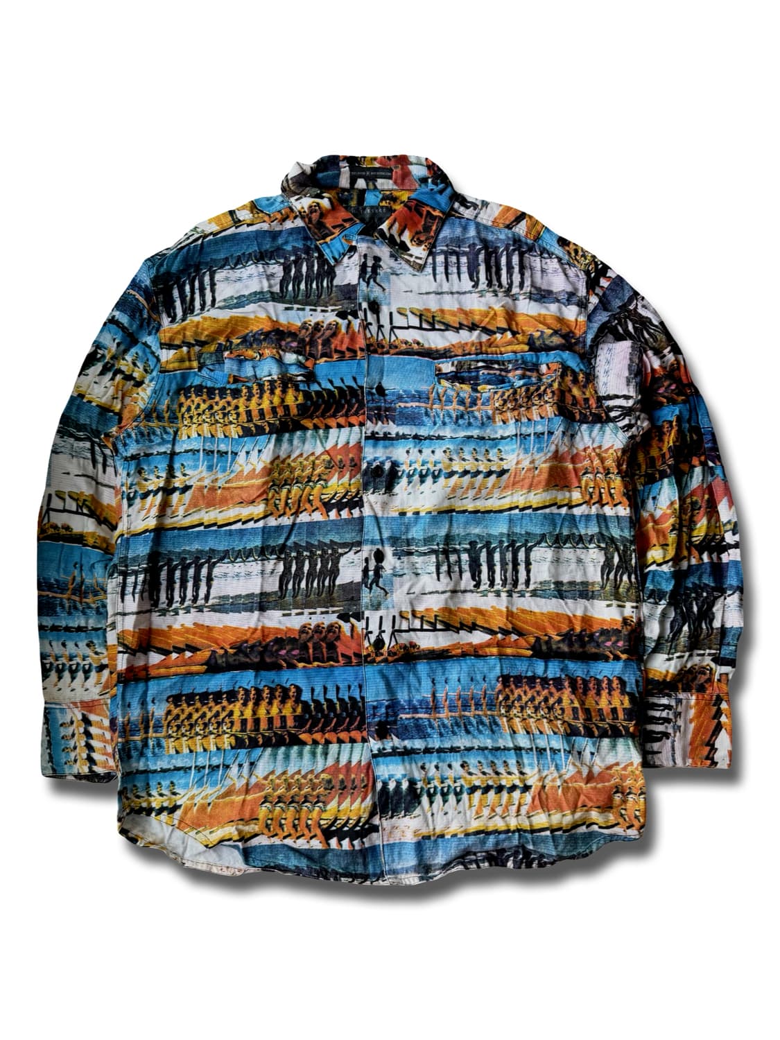 Mossimo 해변 프린트 90s 빈티지 셔츠 상품이미지1