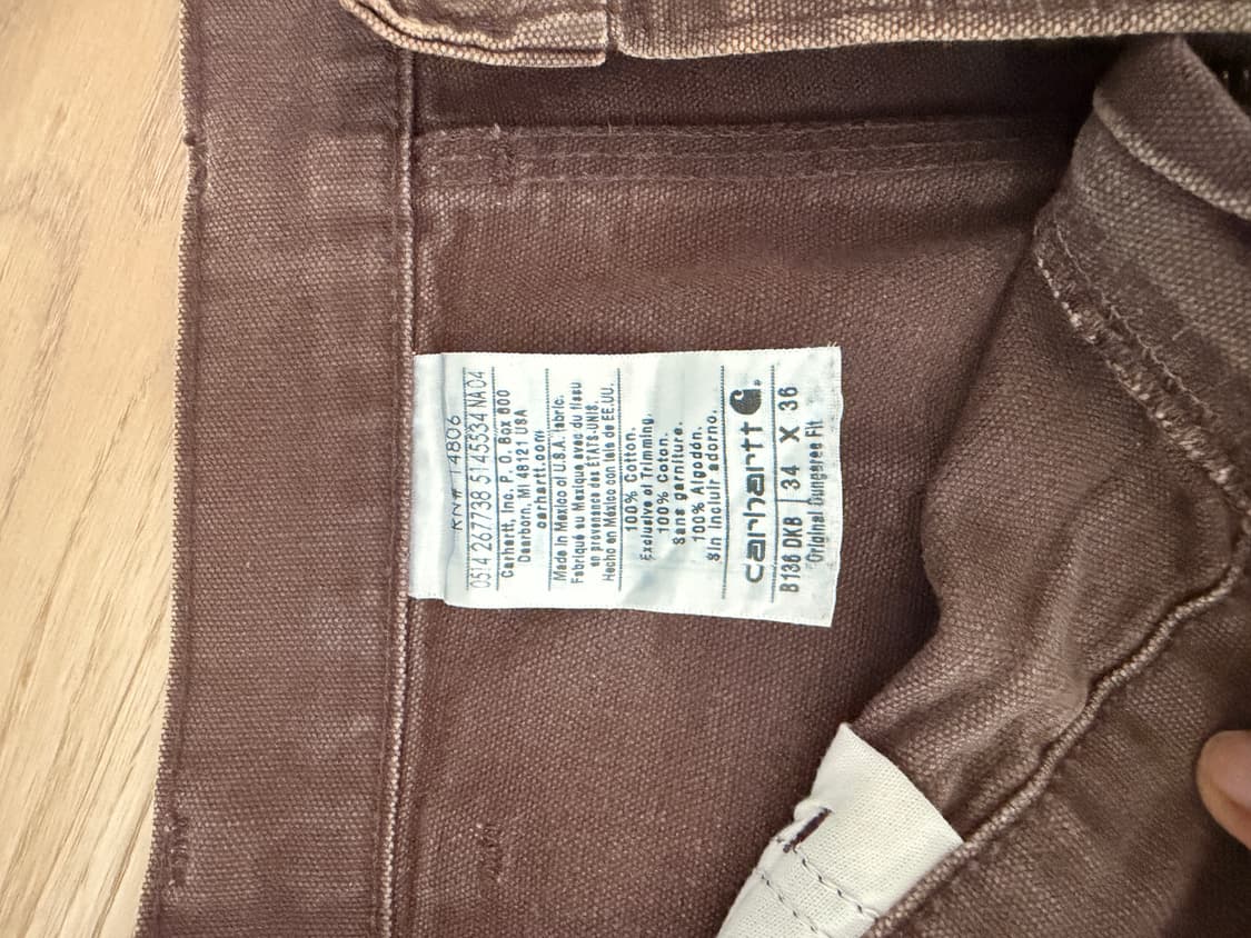 칼하트 빈티지 34 브라운 상품이미지4