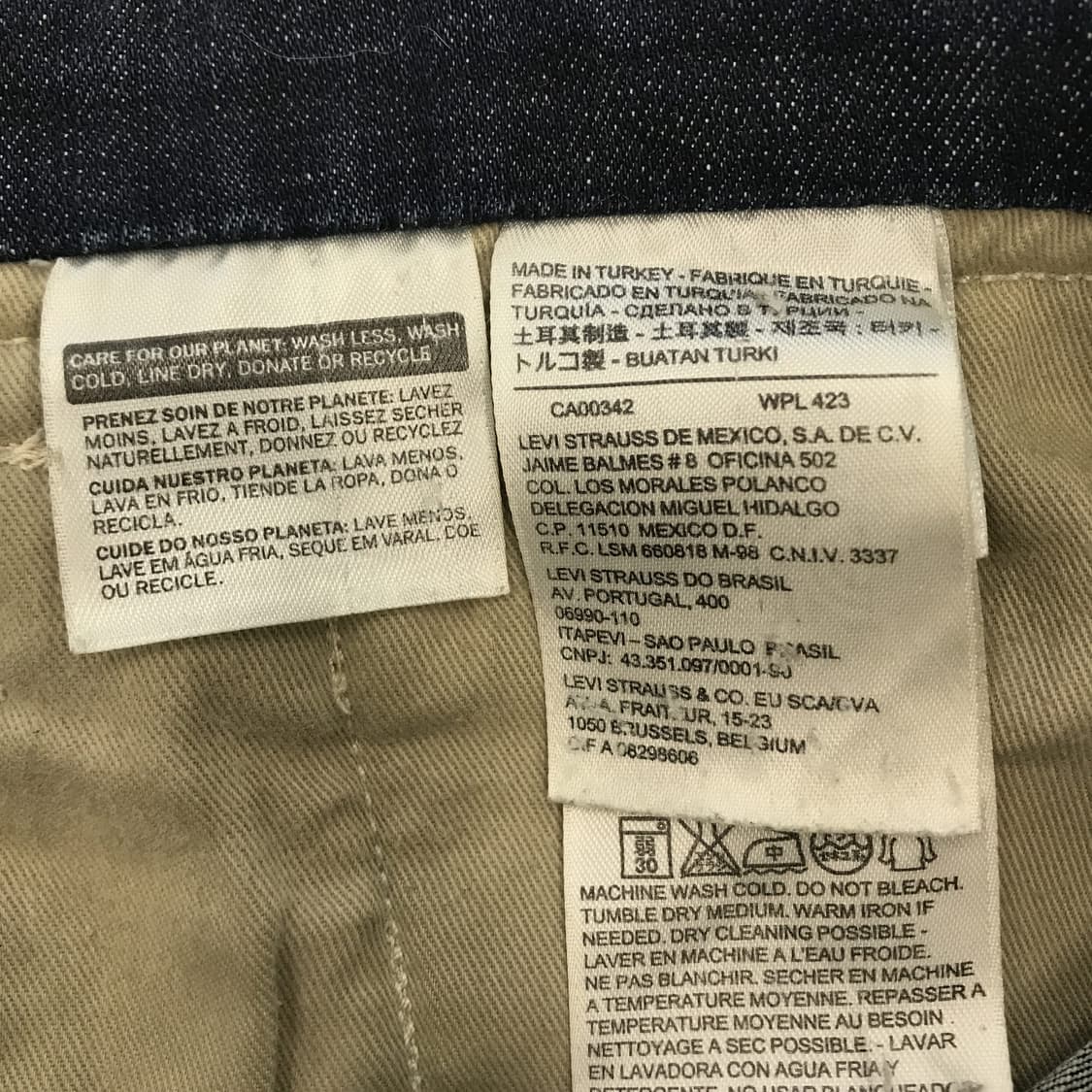 리바이스 511 블랙탭 청바지 [34인치] 상품이미지5