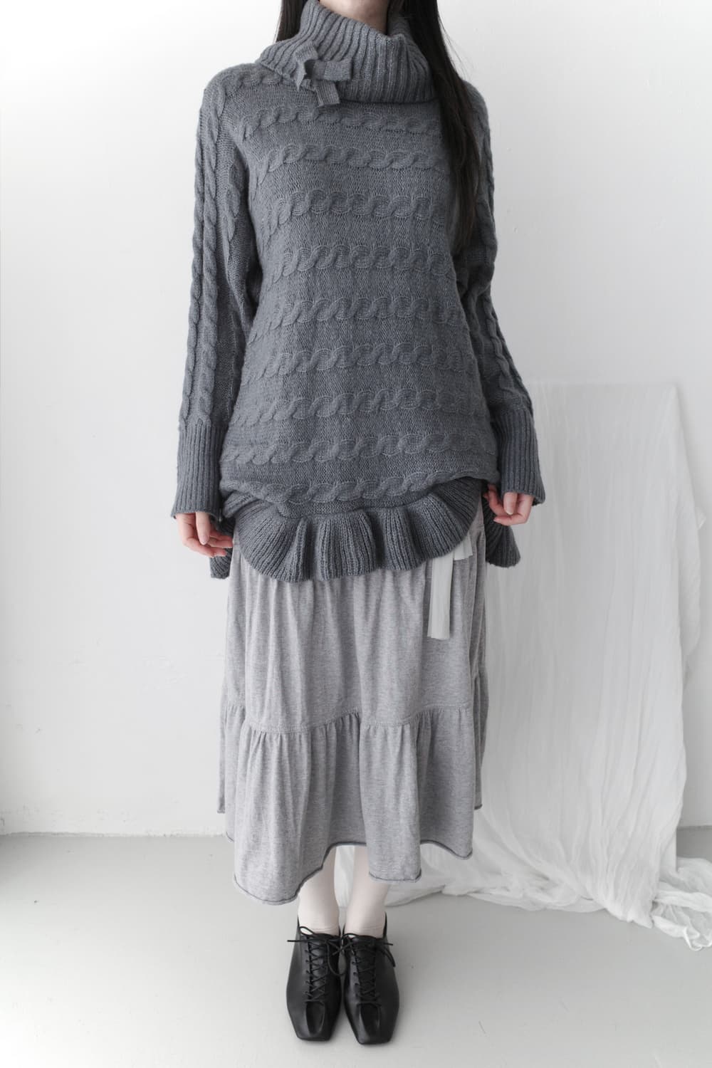 ribbon frill knit 상품이미지6