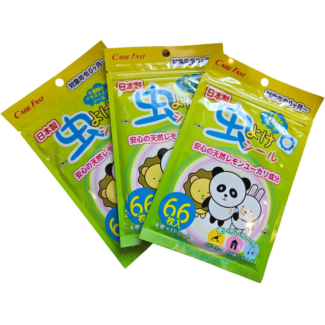 (일본직구)케어패스트 모기 퇴치 패치 66매(3봉)무료배송 상품이미지6