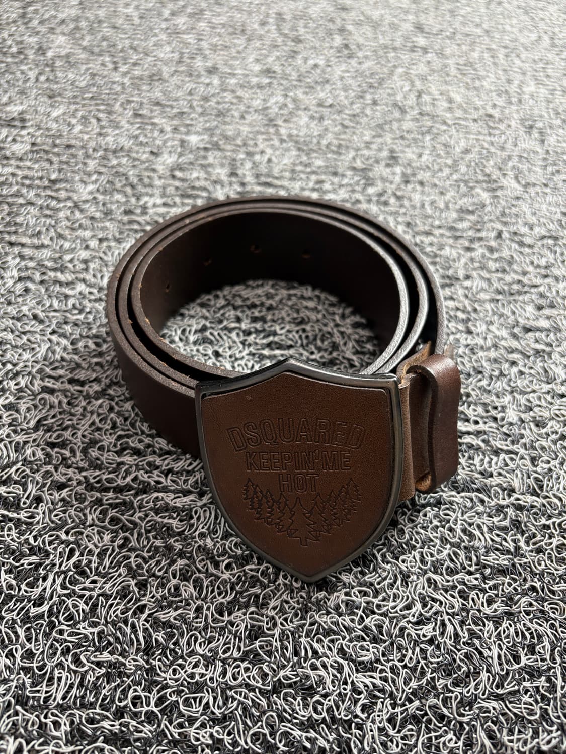 디스퀘어드 Y2K 빅버클 아메카지 레더 벨트 3195 상품이미지2