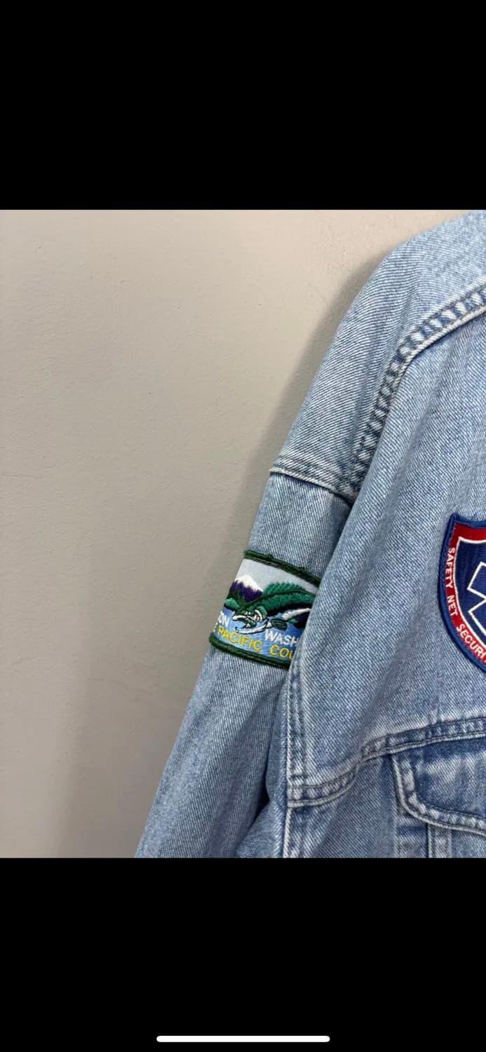Cyrk 빈티지 패치 데님 재킷 H913 상품이미지4