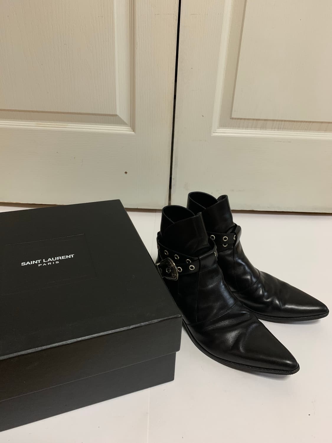 생로랑 14SS 웨스턴 버클 조드퍼 부츠 상품이미지10