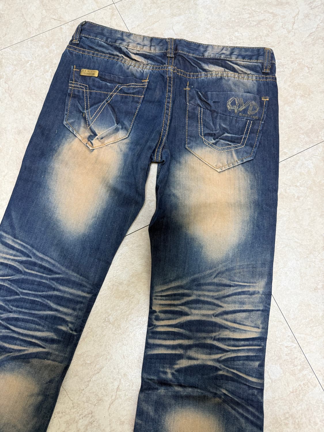 로우라이즈 나염 펑크 팬츠  상품이미지6