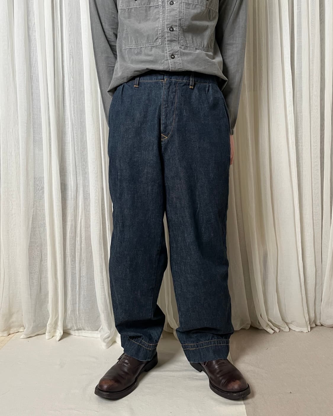 Kolor 데님 퍼커링 팬츠 컬러 denim  상품이미지7