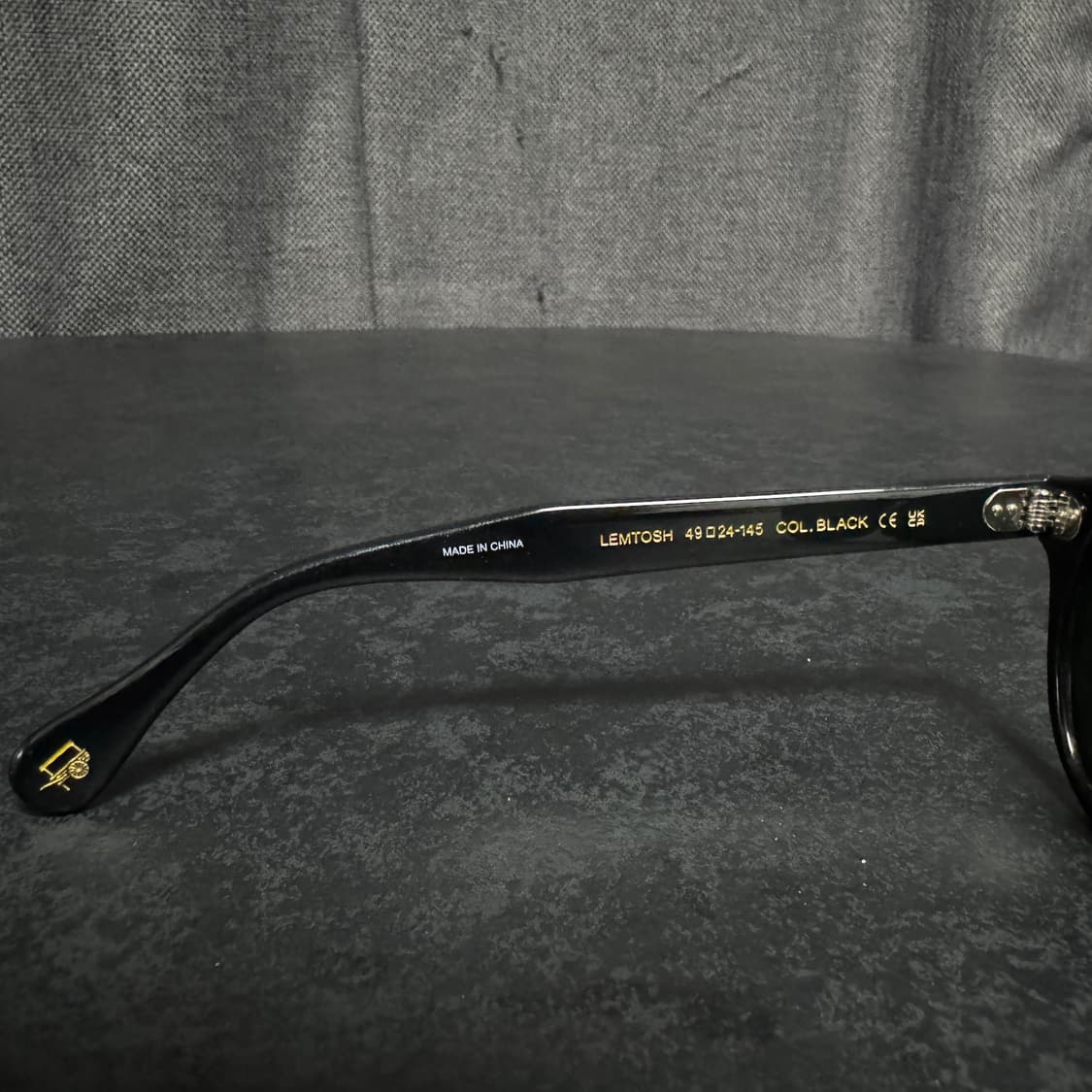 모스콧 렘토쉬 블랙 선글라스 49 사이즈 새상품 상품이미지4
