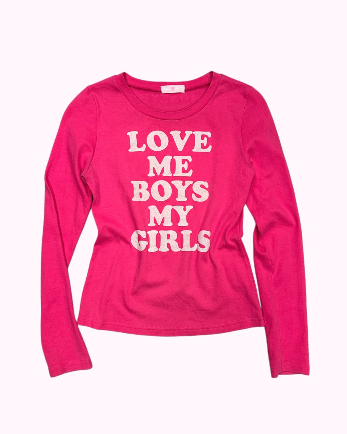 y2k pink lettering t-shirt 상품이미지1