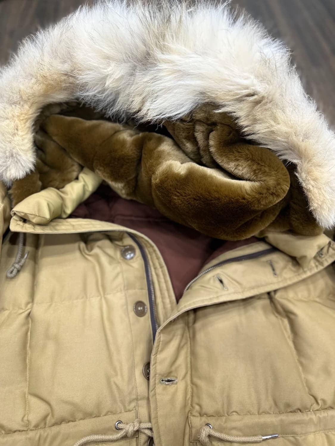 Sugar Cane 슈가케인 60/40 카라코람 다운파카 M sz 베이지 상품이미지3