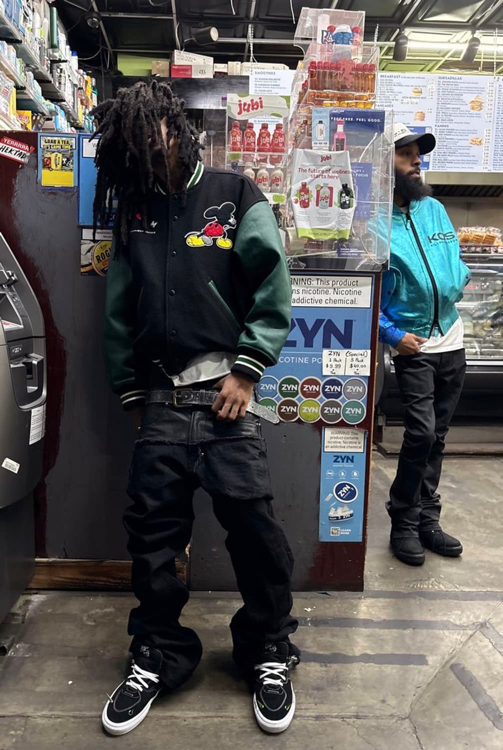 슈프림 넘버나인 바시티 자켓 블랙 상품이미지1