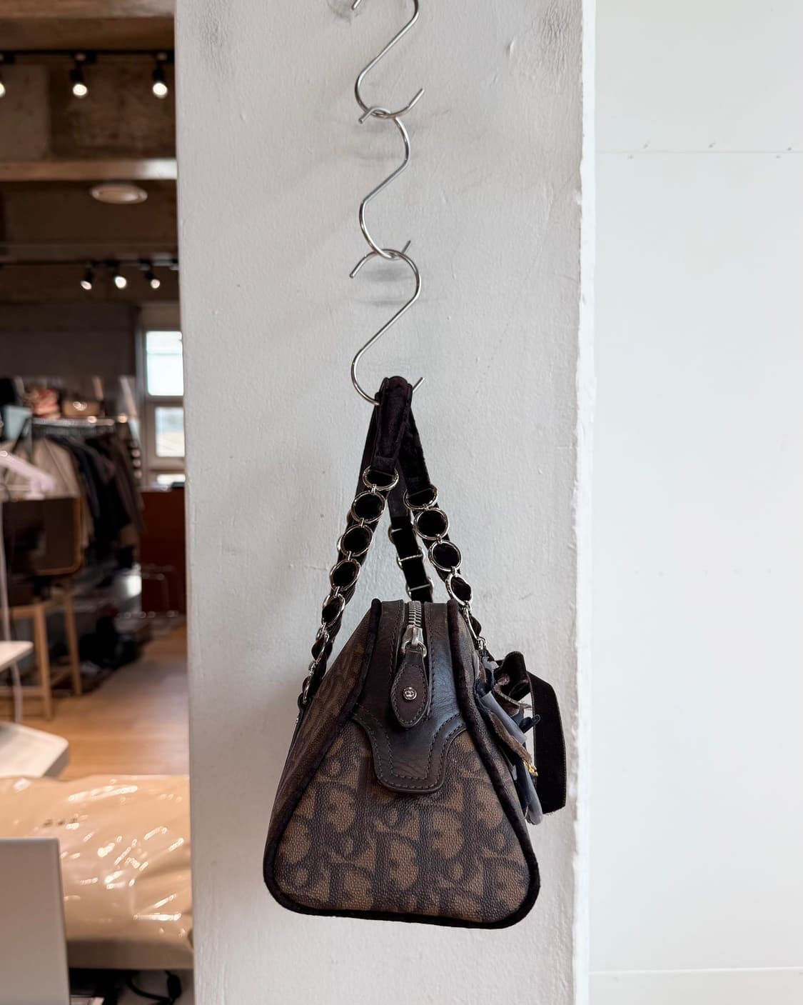 크리스찬 디올 브라운 로맨틱 오블리크 숄더백  상품이미지4