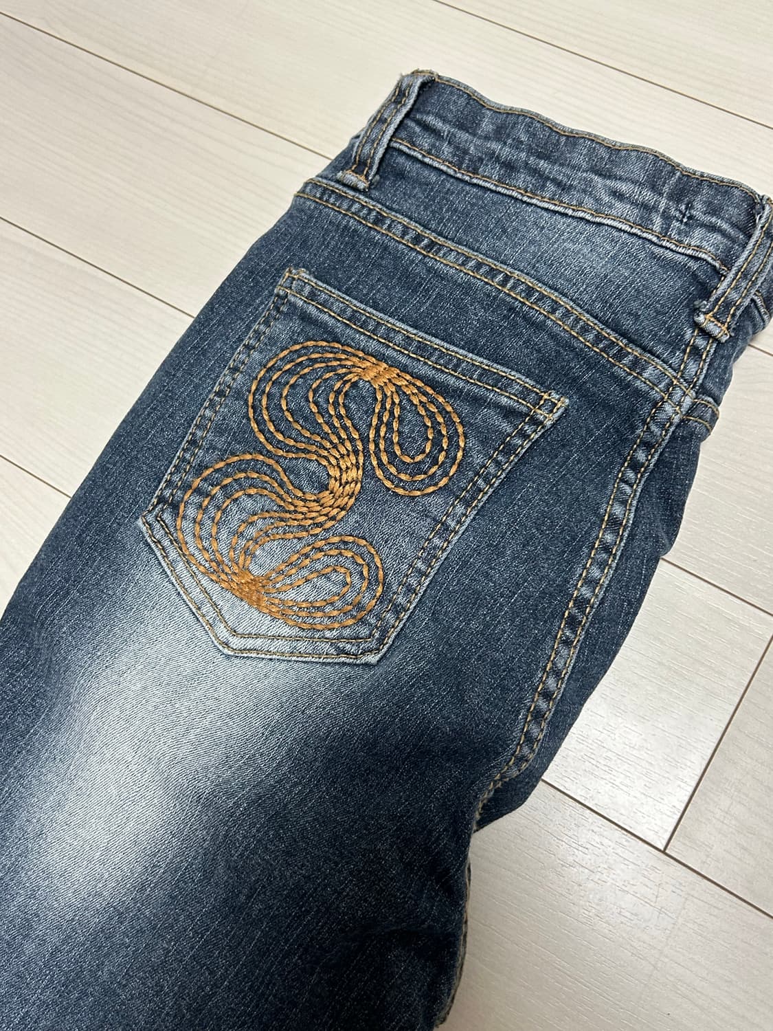 키시닝 백심볼 부츠컷 진 딥블루 xs 상품이미지6