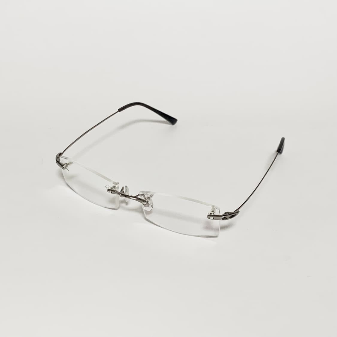 953 데드스탁 빈티지안경 무테 안경테 극슬림 건메탈 픽키 상품이미지3