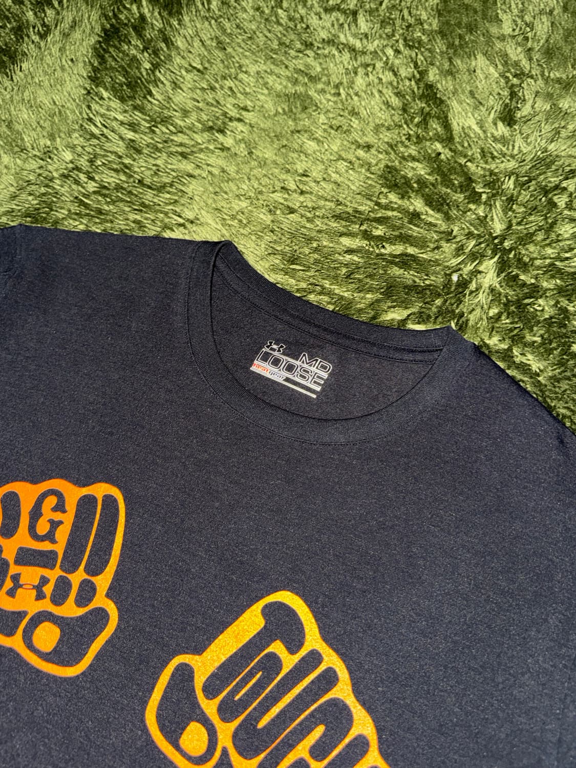 요미우리 자이언츠 언더아머 히트기어 티셔츠 블랙 상품이미지2